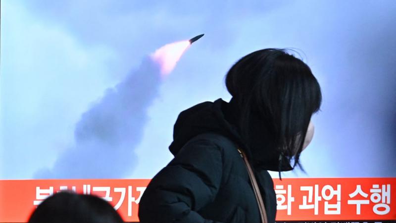 أصاب الصاروخ هدفًا في البحر يبعد ألف متر بحسب وسائل إعلام كورية شمالية (غيتي)