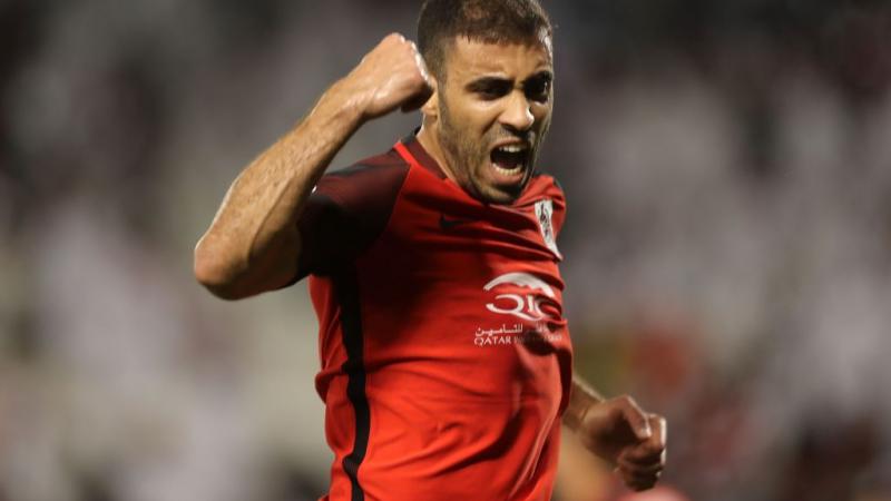 يعد حمد الله أبرز اللاعبين الأجانب في الدوري السعودي حاليًا (غيتي)