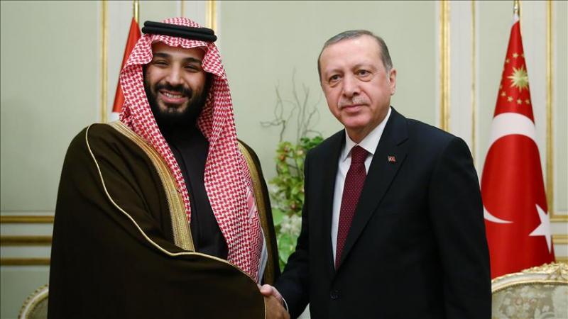 سيكون ولي العهد السعودي "في عداد الوفد" الذي سيستقبل الرئيس التركي