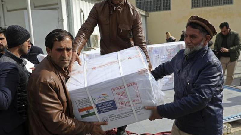 تبرعت الهند لأفغانستان بنحو 20 ألف طن من القمح و13 طن من الأدوية و500 ألف جرعة من لقاحات كوفيد-19 