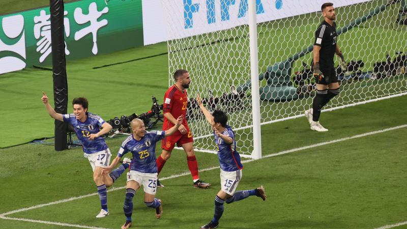 نجح المنتخب الياباني في تكرار إنجاز مونديال 2018، وتفوّق على نظيره الإسباني - غيتي