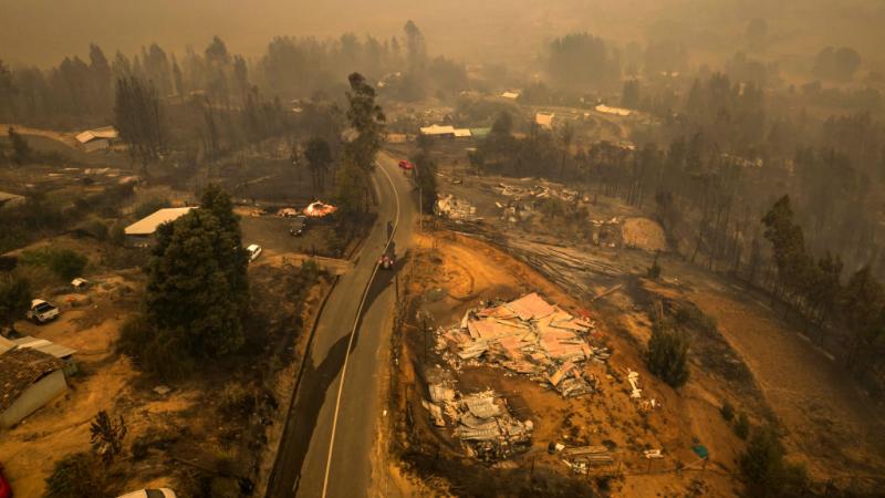 اندلعت الحرائق في مناطق زراعية وغابات قبل أن تنتشر وتهدد المناطق المأهولة