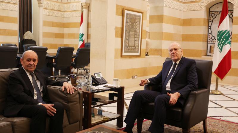 قال لودريان إنه سيجري عدة لقاءات واجتماعات تهدف إلى تأمين التوافق اللبناني حيال الاستحقاقات الراهنة - رويترز
