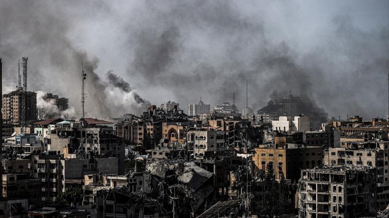 دمار هائل للمباني في شمال غزة جراء القصف الإسرائيلي