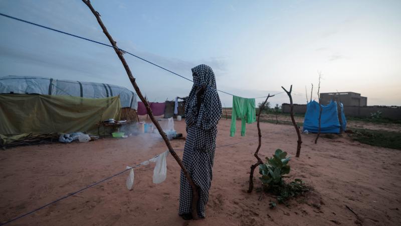اضطر سكان قرية في ولاية الجزيرة السودانية للخروج في محاولة لردع قوات الدعم السريع - أرشيف رويترز