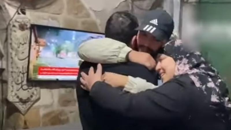 استقبال الأسير المحرر أحمد العجلوني في منزله في القدس