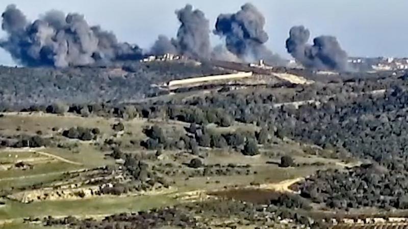 تعرّضت بلدات لبنانية حدودية لقصف مدفعي إسرائيلي عنيف استهدف أطراف الخيام وتلة الحمامص وبلدة راشيا الفخار - رويترز