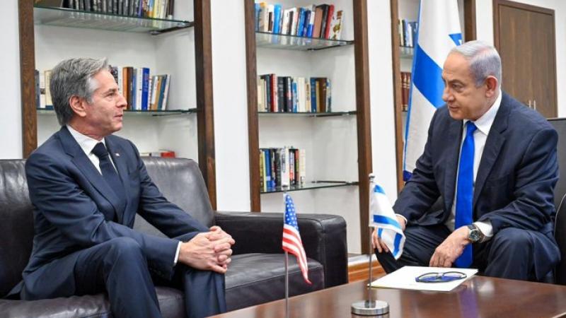 ذكر المتحدث باسم الخارجية الأميركية أنّ بلينكن أكد خلال الاجتماع مع نتنياهو "ضرورة إحلال سلام دائم ومستدام لإسرائيل وللمنطقة" - إكس