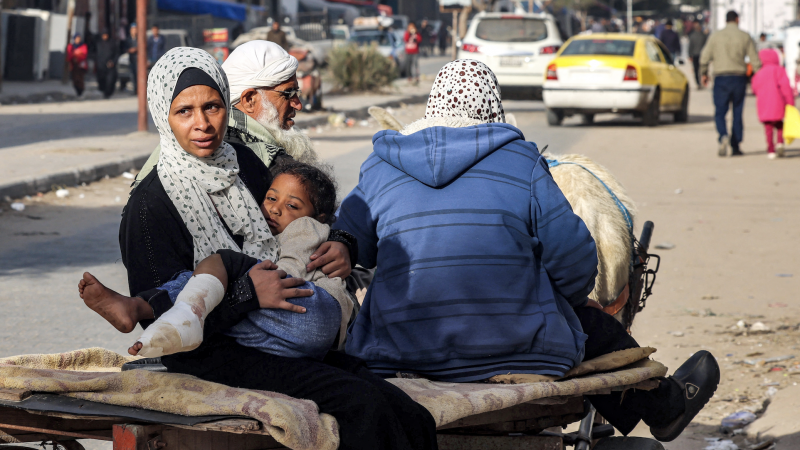  ما تزال إسرائيل تمنع دخول المساعدات والمواد الغذائية والطبية إلى شمال قطاع غزة - غيتي