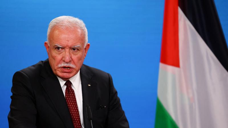 وزير الخارجية الفلسطيني في حكومة تصريف الأعمال رياض المالكي