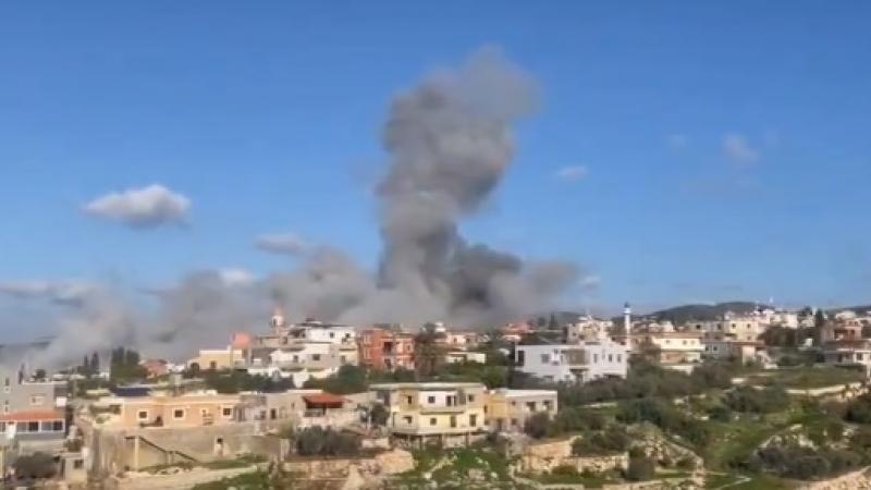 شن الطيران الحربي الإسرائيلي غارتين على بلدة الناقورة جنوب لبنان- اكس