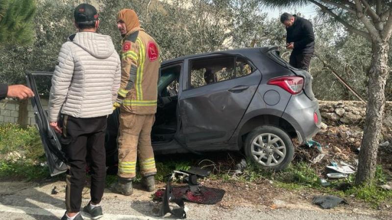 سقط صاروخ من مسيرة إسرائيلية على سيارة في بنت جبيل- اكس