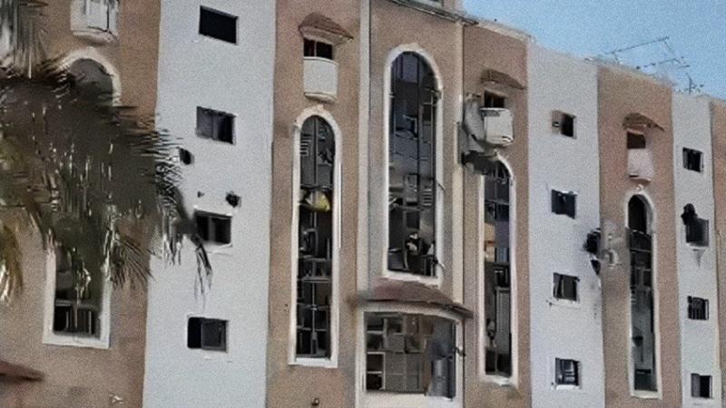 مستشفى الخير في خانيونس بعد استهدافها وتخريبها