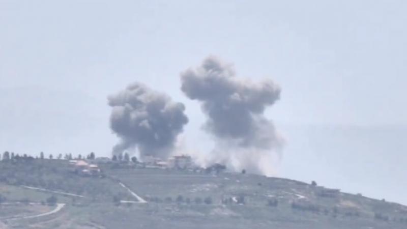 تعرضت أطراف بلدة علما الشعب في القطاع الغربي جنوب لبنان لقصف إسرائيلي- إكس