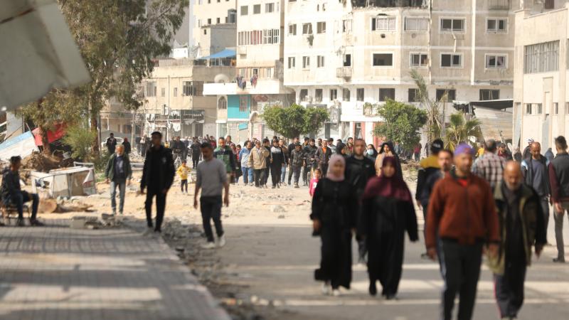 شكت فلسطينية من سكان شمال غزة من عدم حصولها على أية مساعدات - الأناضول