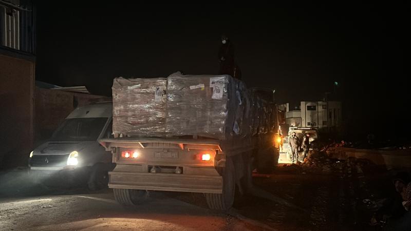وصول شاحنات مساعدات جديدة إلى قطاع غزة