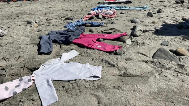 فعالية على طول شاطئ مقاطعة سانتا كروز في كاليفورنيا تضامنًا مع غزة - وسائل التواصل