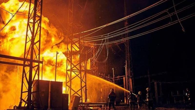 تضررت محطات للطاقة الحرارية والكهرومائية في المناطق الوسطى بأوكرانيا