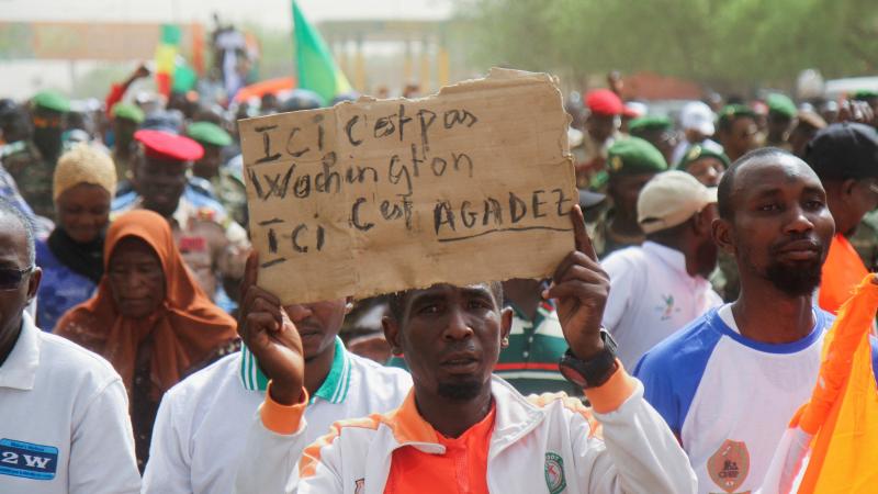 تظاهرة في النيجر ضد التواجد الأميركي