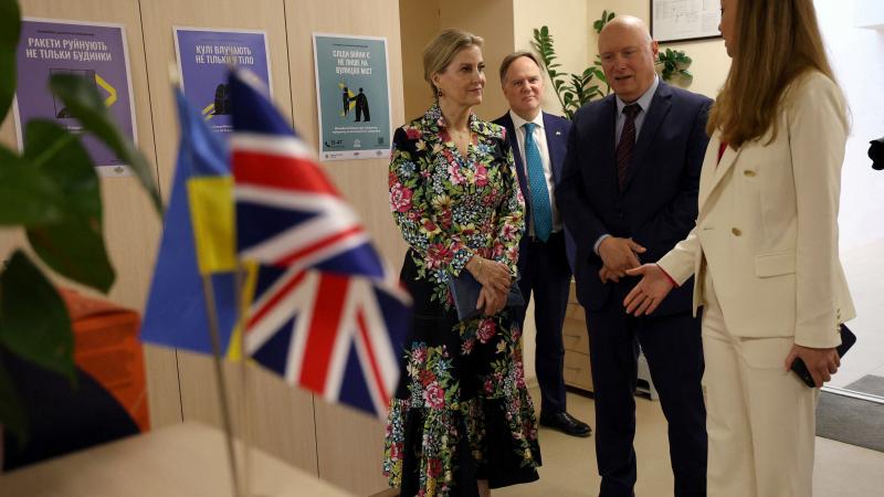 أول زيارة لأحد أفراد العائلة المالكة البريطانية لأوكرانيا منذ ابداية الحرب مع روسيا - رويترز