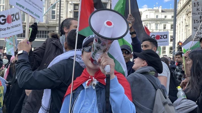 شهدت بريطانيا مظاهرات داعمة لفلسطين في 32 موقعًا - الأناضول