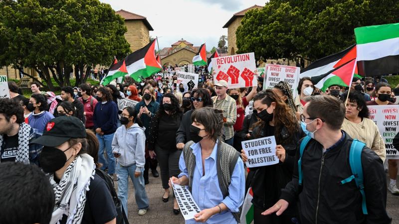 تتواصل الاحتجاجات الطلابية في الجامعات الأميركية دعمًا لغزة