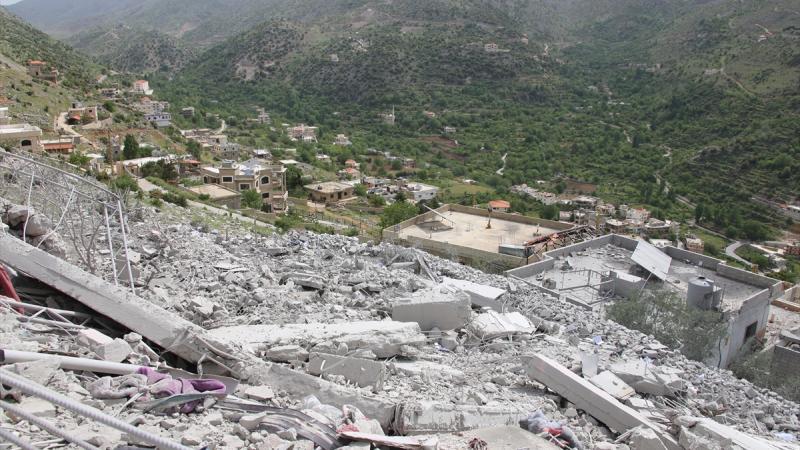 استهدف جيش الاحتلال منزلًا في شبعا جنوب لبنان ما أدى إلى تدميره بشكل كبير