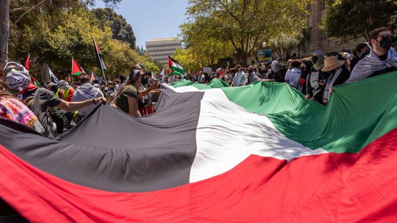 يطالب المحتجون في الجامعات الأميركية بوقف إطلاق النار في الحرب التي تشنها إسرائيل على غزة