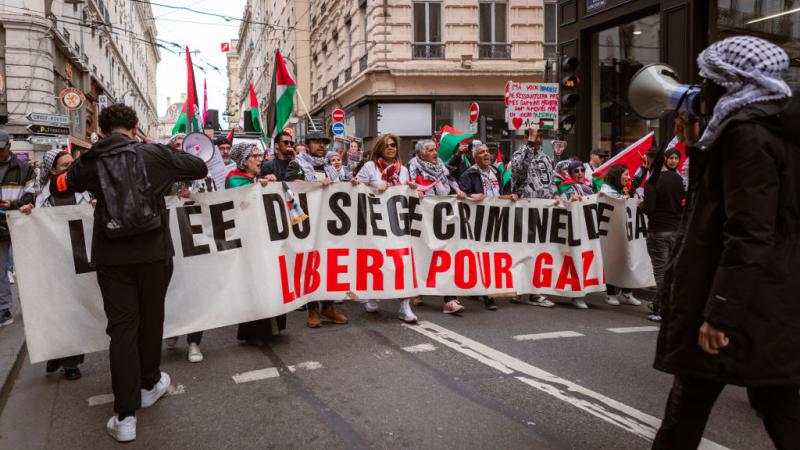 تضامن فرنسي مع غزة