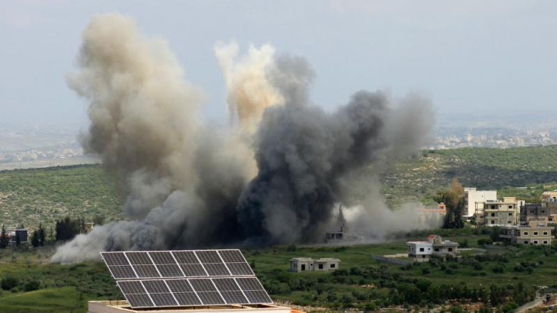 أصيب عدد من الأشخاص في غارة جوية نفذتها مقاتلات إسرائيلية على منزل جنوبي لبنان - غيتي