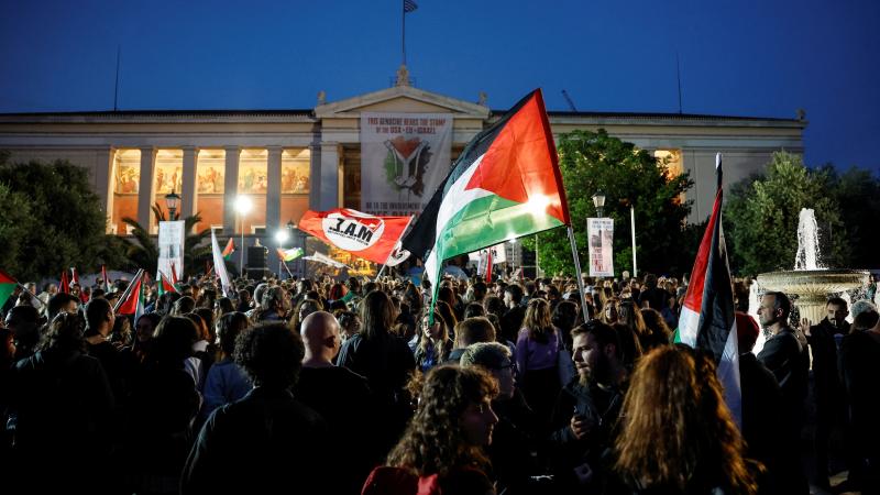 احتجاجات الطلاب في أثينا