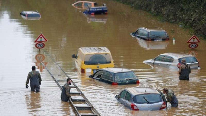 أصدرت هيئة الأرصاد المناخية في ألمانيا تحذيرًا من فيضانات "هائلة" في مناطق جنوب غرب البلاد- إكس