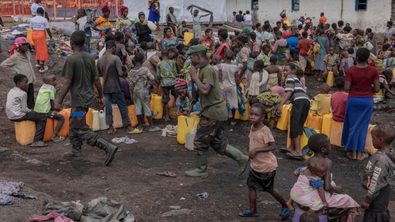 مخيم للنازحين في شرق جمهورية الكونغو الديموقراطية