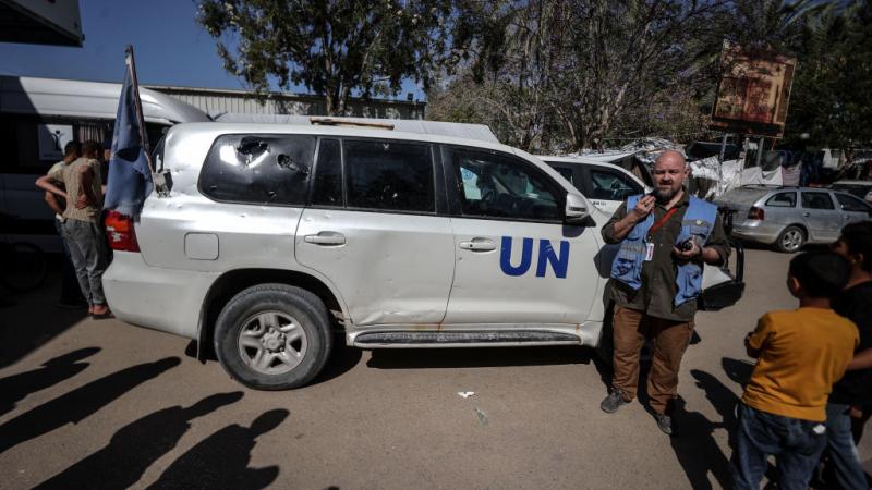 هجوم على سيارة للأمم المتحدة في رفح
