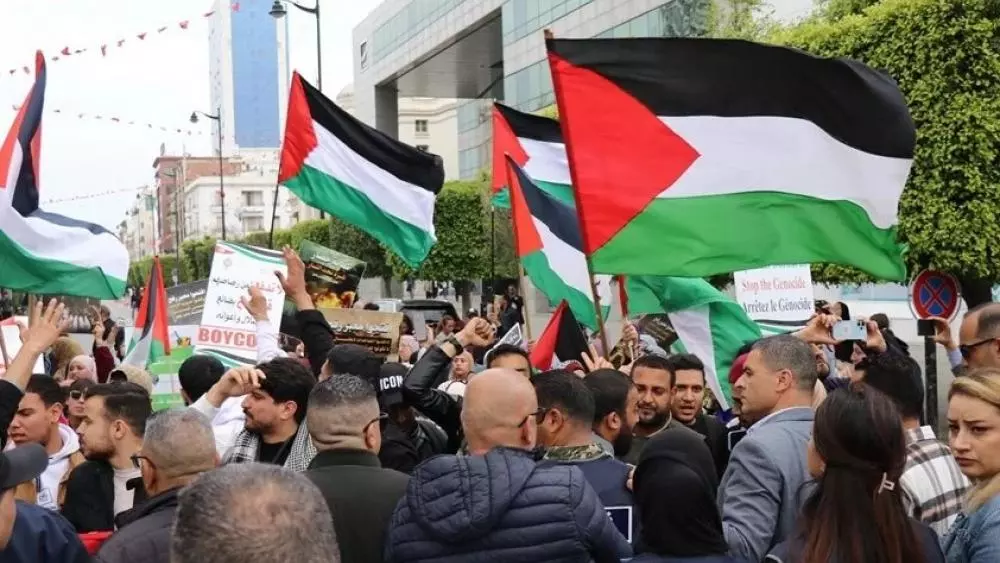 احتجاجات بجامعات عربية دعمًا لغزة.. طلاب بيرزيت يطردون سفير ألمانيا 6588877